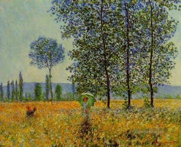  Licht Kunst - Sonnenlicht Effekt unter den Pappeln Claude Monet